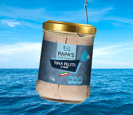 TUNA YELLOWFIN FILLET JAR IN BRINE